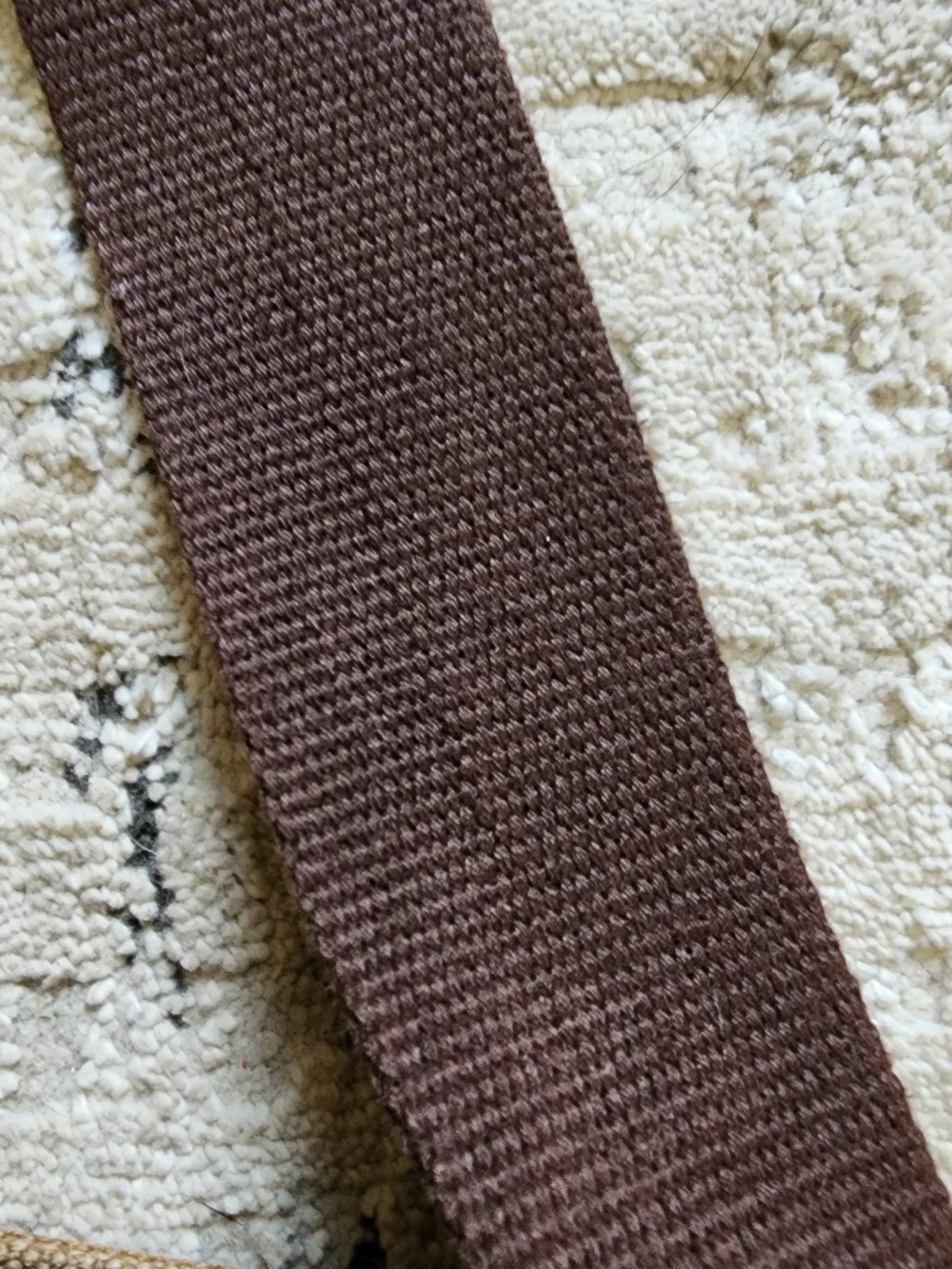 Gustin Brown Canvas Crossbody Bag for Men